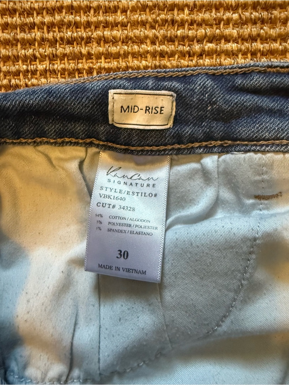 Distressed KanCan Mid-Rise Shorts - Picture 3 of 3